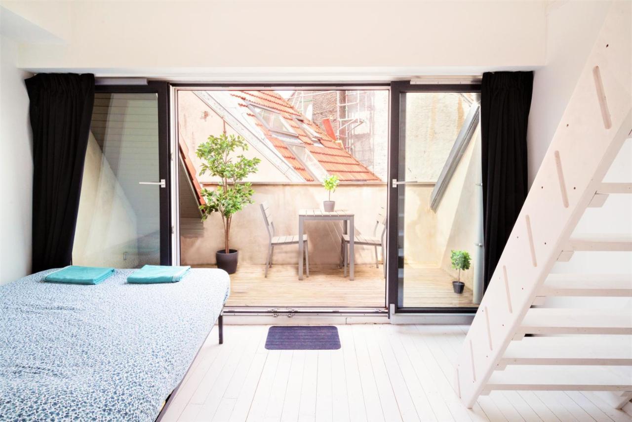 Beautiful Terrace Apartment In The Heart Of แอนต์เวิร์ป ภายนอก รูปภาพ